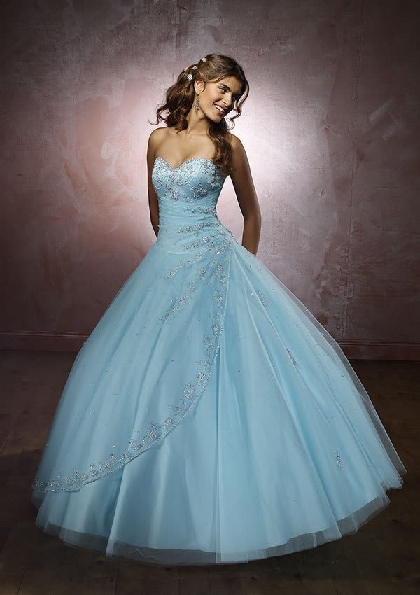 blue prom dress	